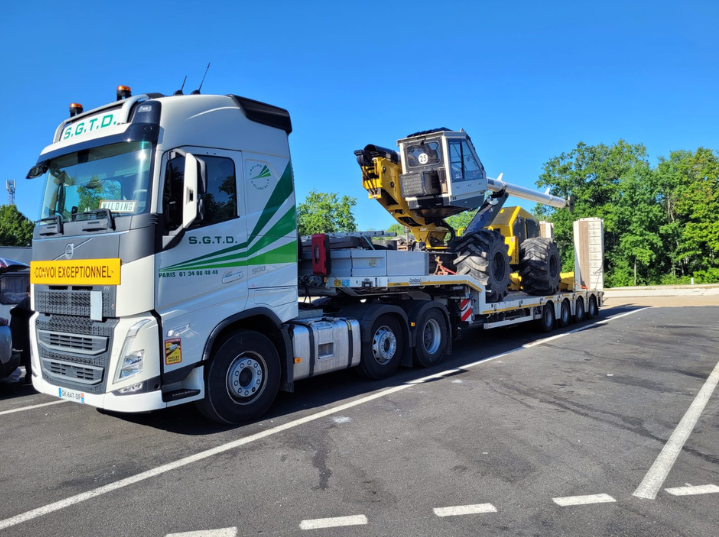 Transport engins forestiers