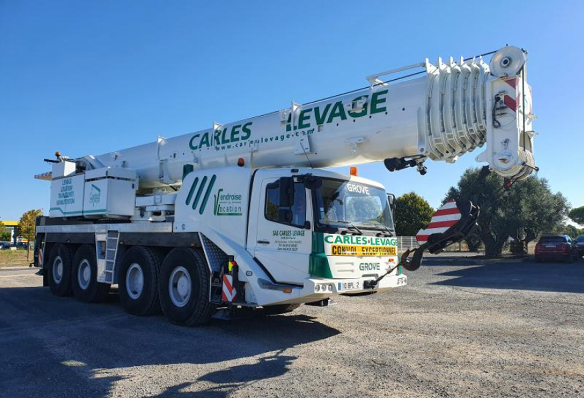 Levage grue mobile