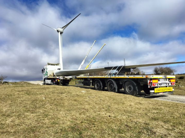 Transport exceptionnel - Pale éolienne