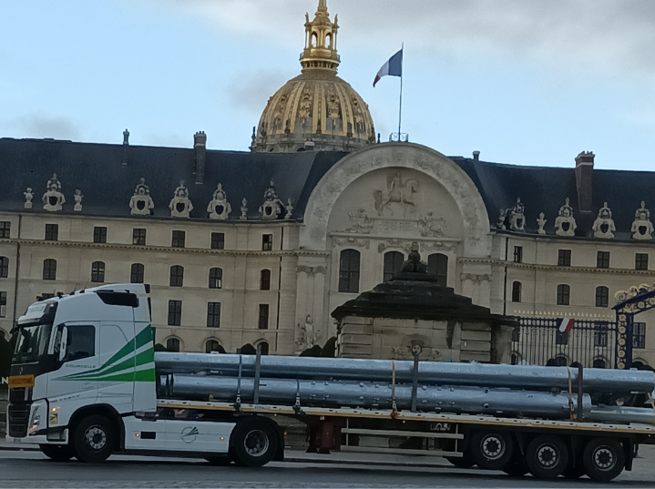 Transport évènementiel - mats d'éclairage